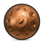 Handpan Artisanal Ré Mineur - Gold (9/10/12 Notes)